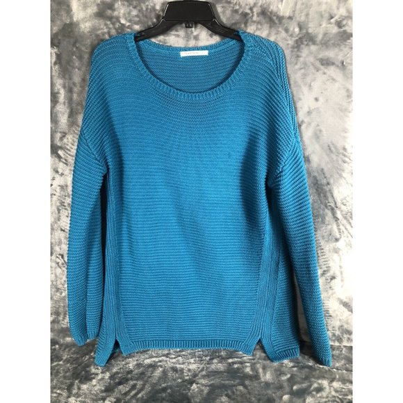 Wool Overs Sweater Woman’s Adult Size Large Blue - Picture 5 of 11